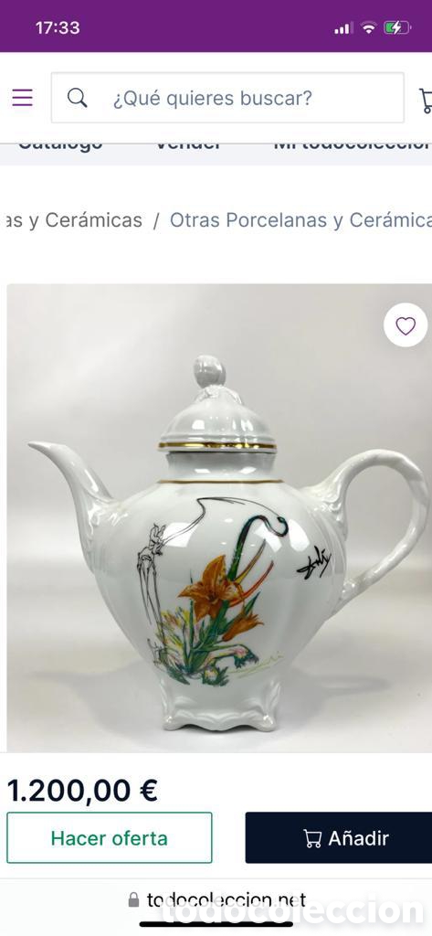 Antig&uuml;edades: Vajilla &rdquo;Las flores dalinianas&rdquo; doce servicios. - Foto 7