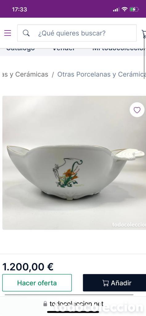 Antig&uuml;edades: Vajilla &rdquo;Las flores dalinianas&rdquo; doce servicios. - Foto 10