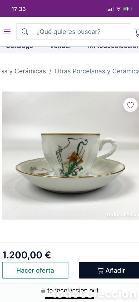 Antig&uuml;edades: Vajilla &rdquo;Las flores dalinianas&rdquo; doce servicios. - Foto 13
