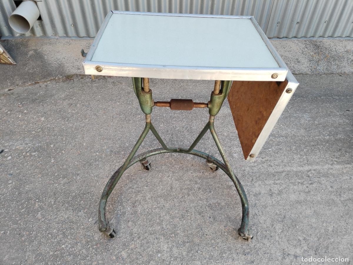 Antig&uuml;edades: mesa con ala industrial marca puma - Foto 4
