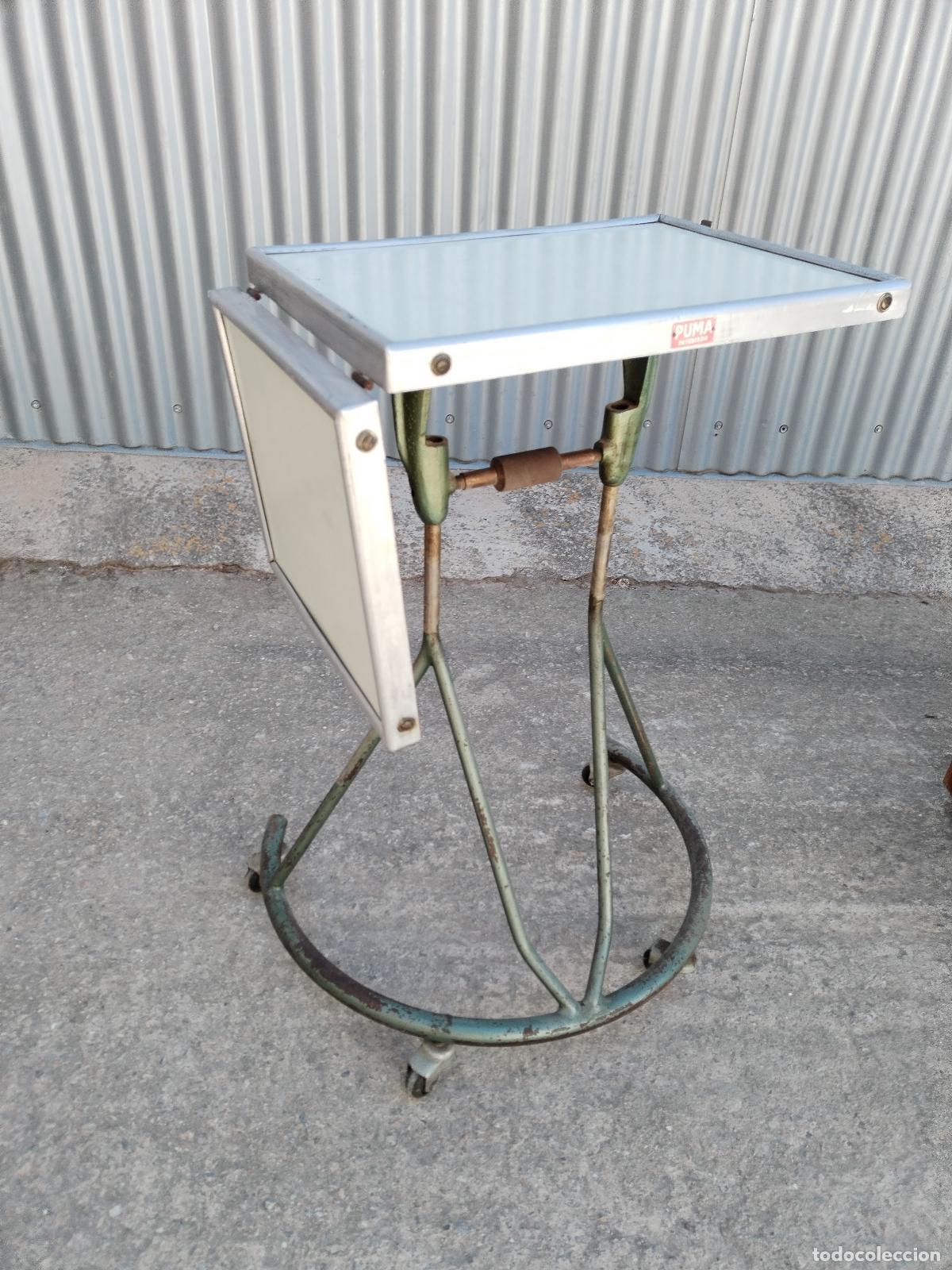 Antig&uuml;edades: mesa con ala industrial marca puma - Foto 15