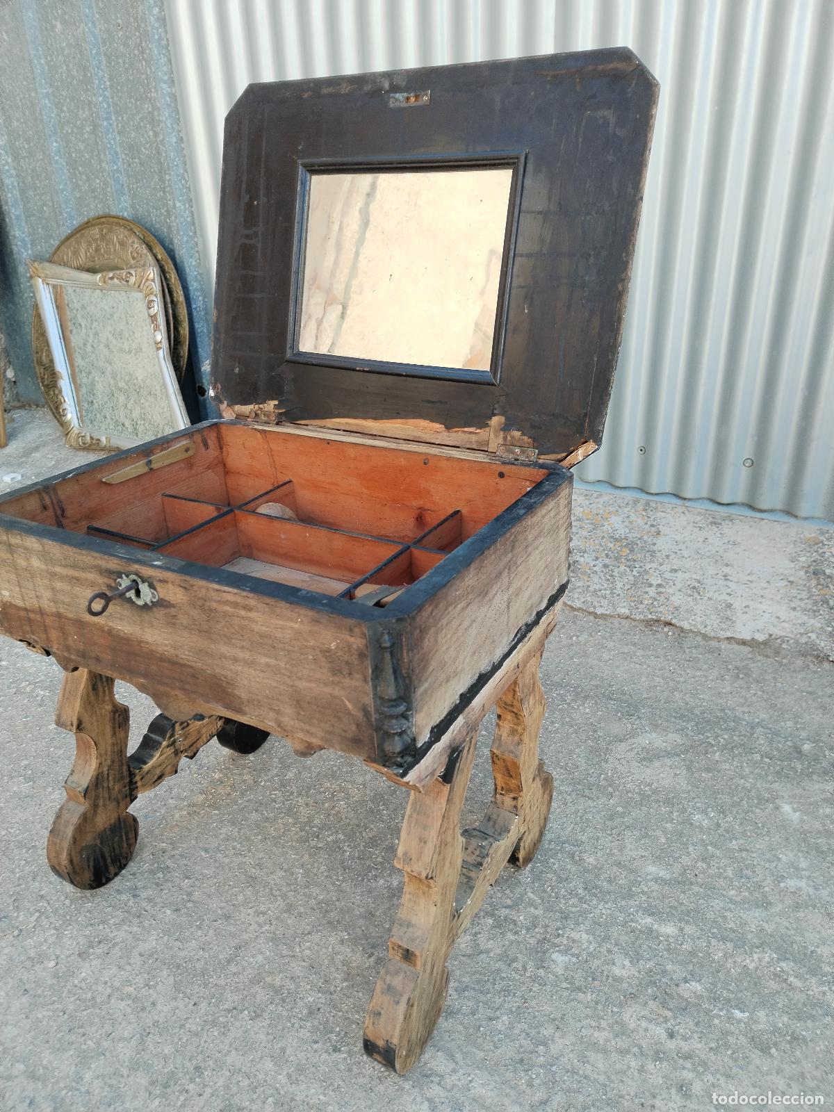 Antig&uuml;edades: antiguo costurero para restaurar - Foto 7