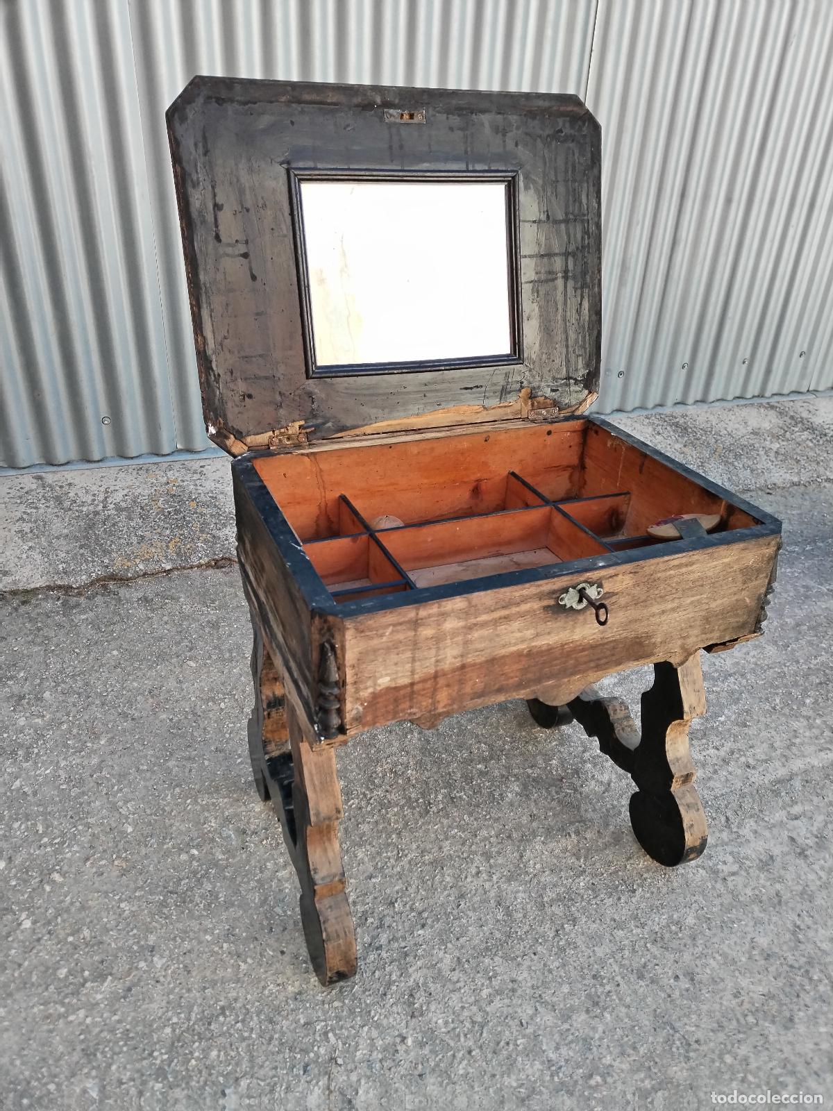 Antig&uuml;edades: antiguo costurero para restaurar - Foto 11