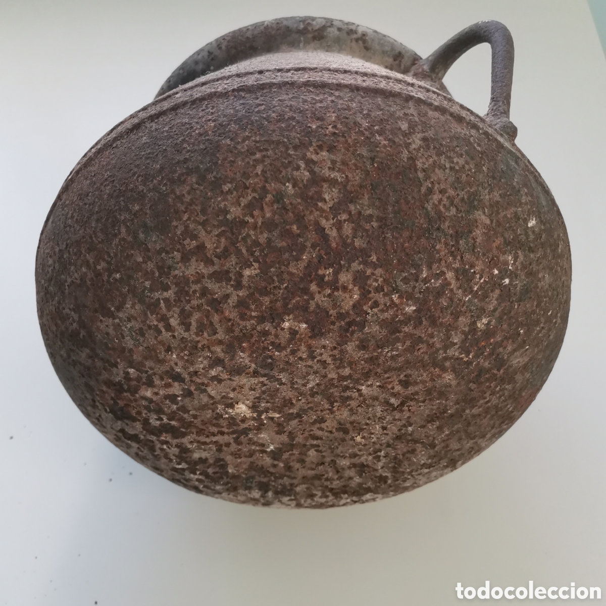 Antig&uuml;edades: Olla de hierro antigua - Foto 3