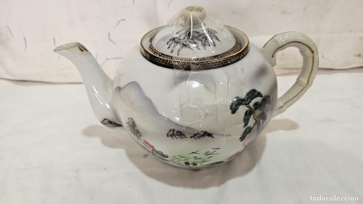Antig&uuml;edades: tetera de porcelana oriental - Foto 1