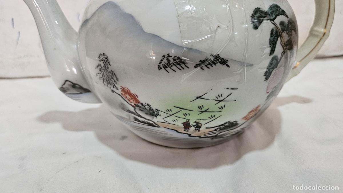 Antig&uuml;edades: tetera de porcelana oriental - Foto 2