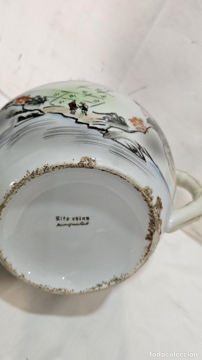 Antig&uuml;edades: tetera de porcelana oriental - Foto 3