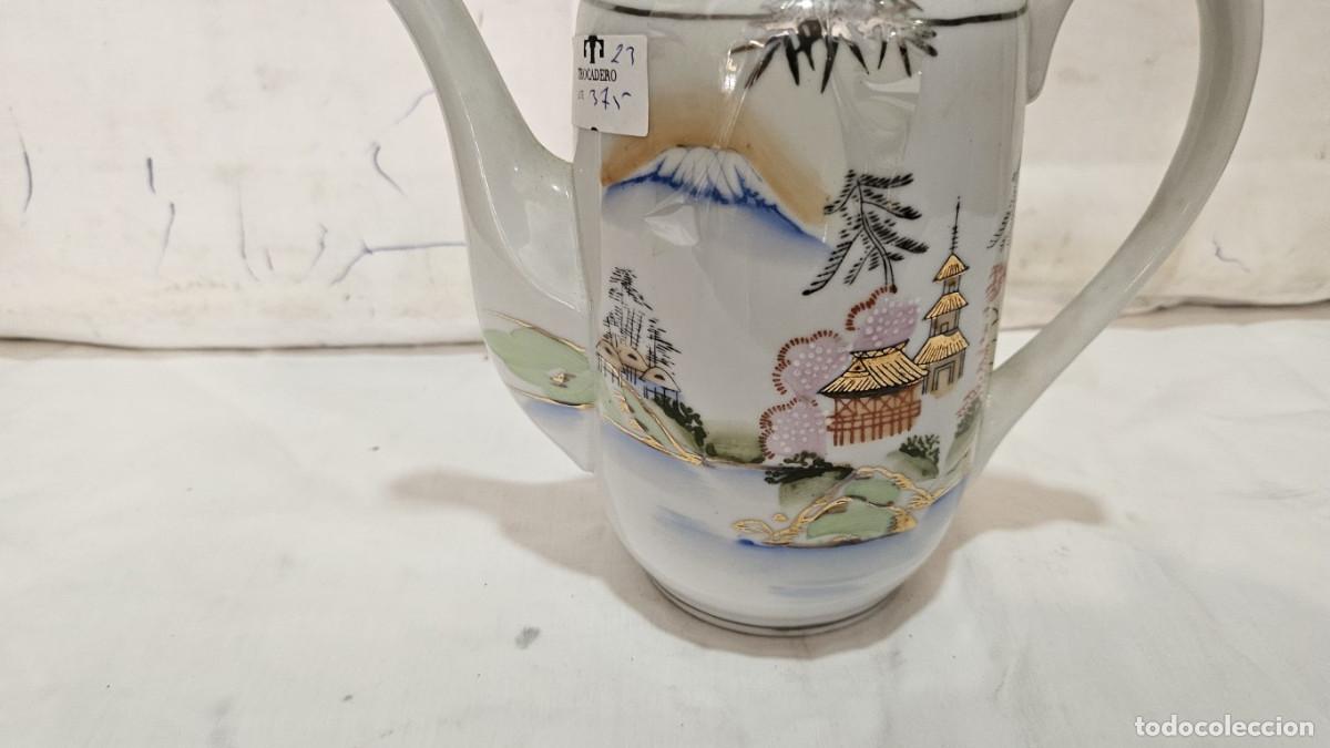 Antig&uuml;edades: tetera de porcelana oriental - Foto 2