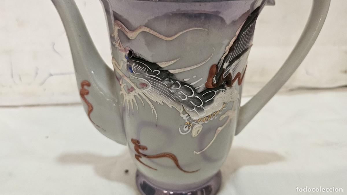 Antig&uuml;edades: tetera de porcelana oriental - Foto 2