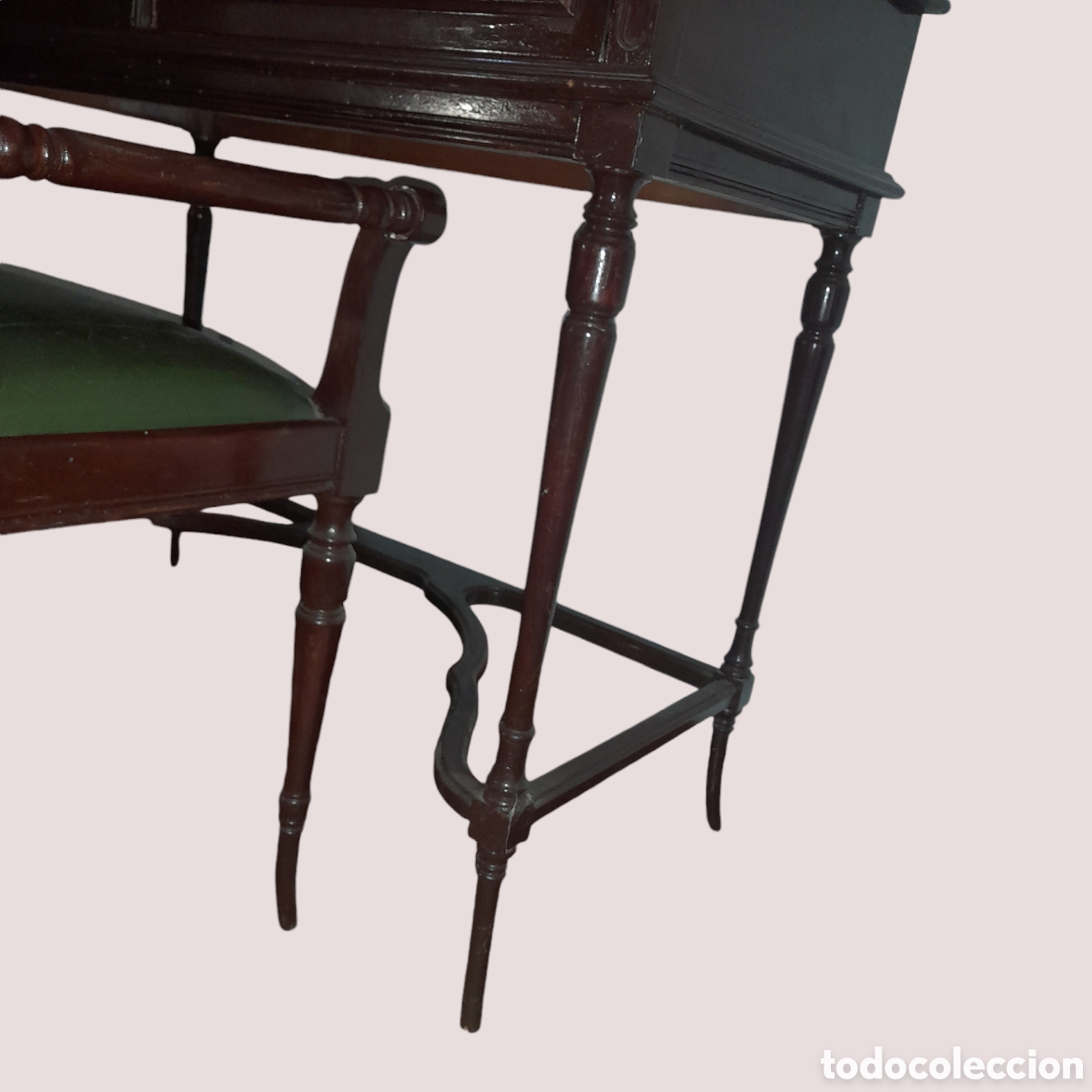 Antig&uuml;edades: Escritorio ingl&eacute;s estilo Sheraton. - Foto 6