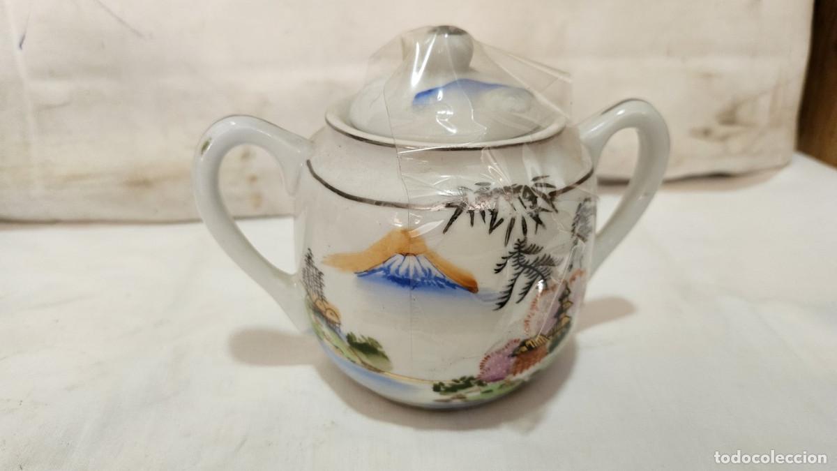 Antig&uuml;edades: azucarero de ceramica oriental - Foto 1