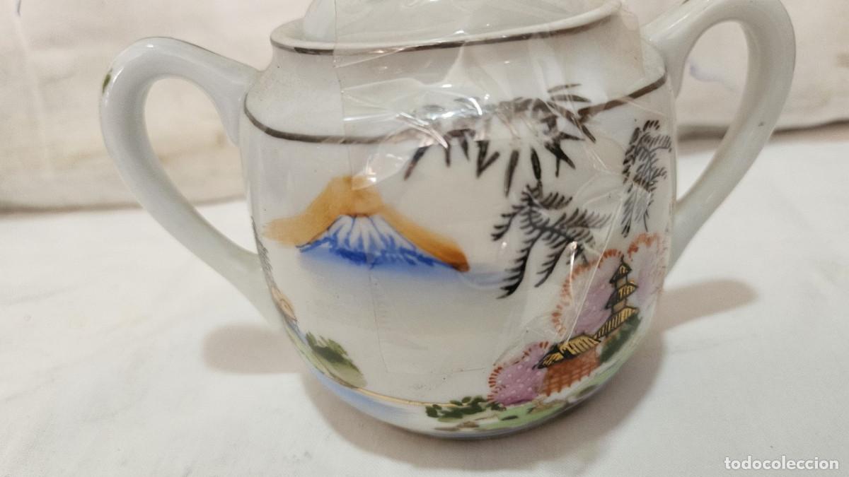 Antig&uuml;edades: azucarero de ceramica oriental - Foto 2