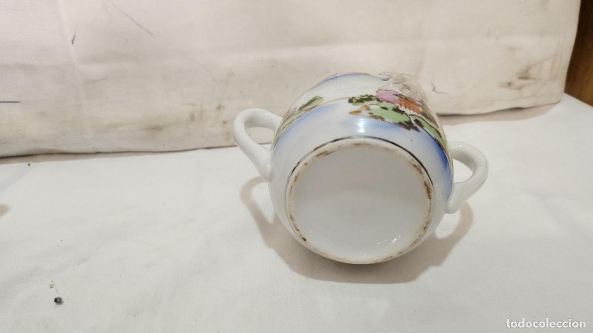 Antig&uuml;edades: azucarero de ceramica oriental - Foto 3