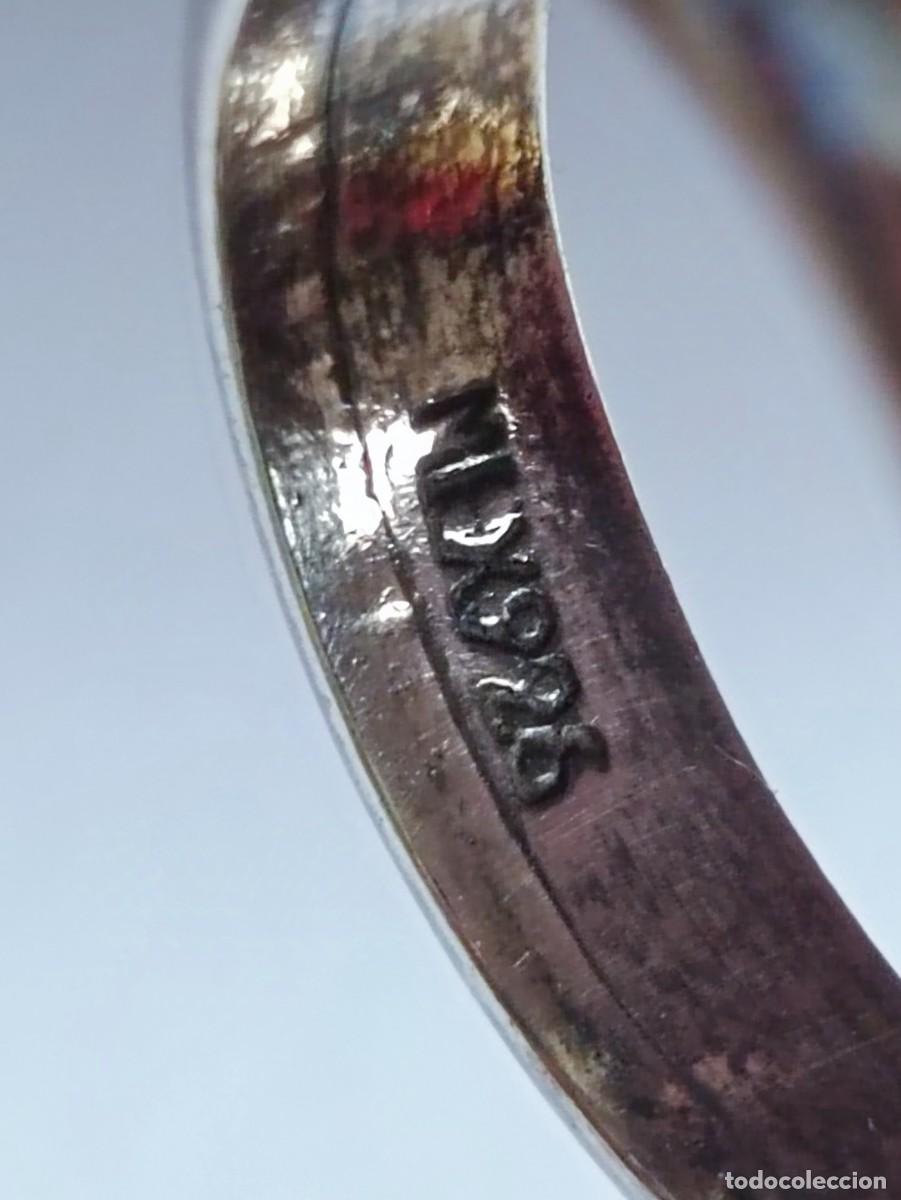Antig&uuml;edades: ANILLO PLATA DE LEY ENVOLVENTE - Foto 5