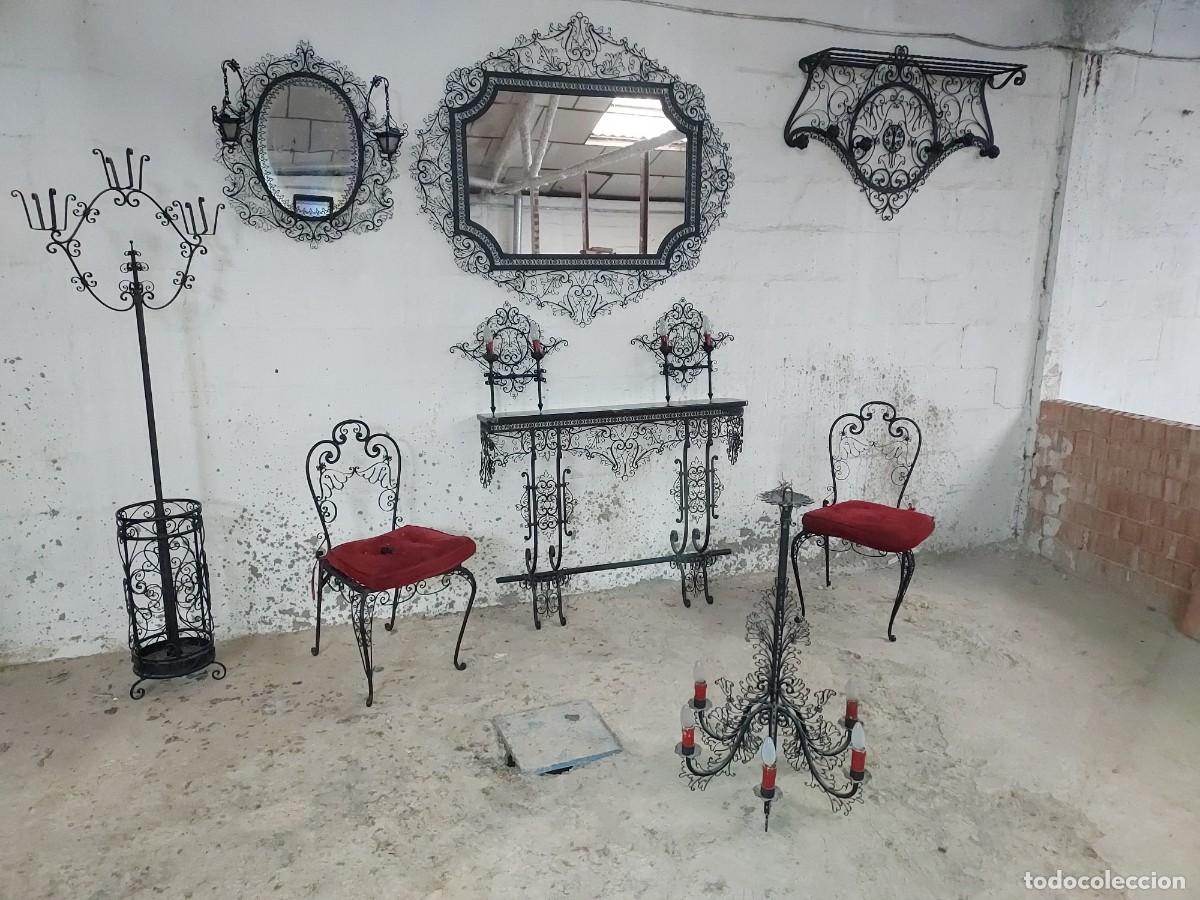 Antig&uuml;edades: Entrada de hierro forjado a mano - Foto 1