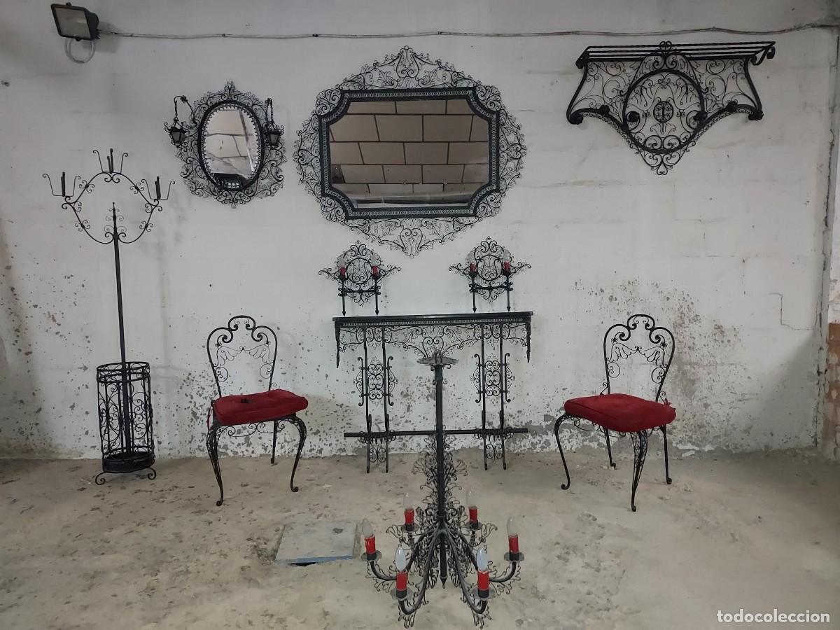 Antig&uuml;edades: Entrada de hierro forjado a mano - Foto 2