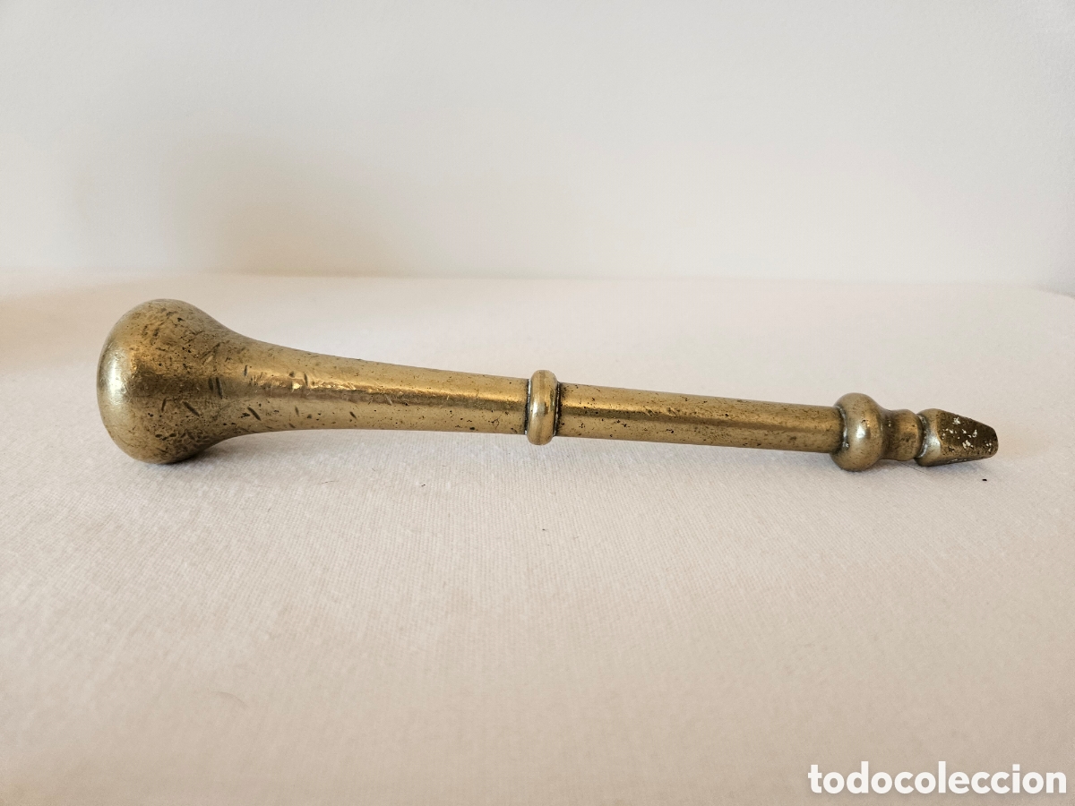 Antig&uuml;edades: Mortero Almirez grande Bronce - Foto 10