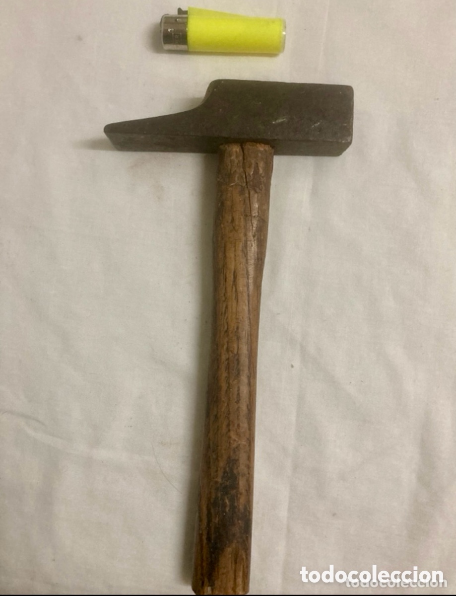 Antig&uuml;edades: MARTILLO DE HIERRO GRANDE Y ANTIGUO - Foto 1