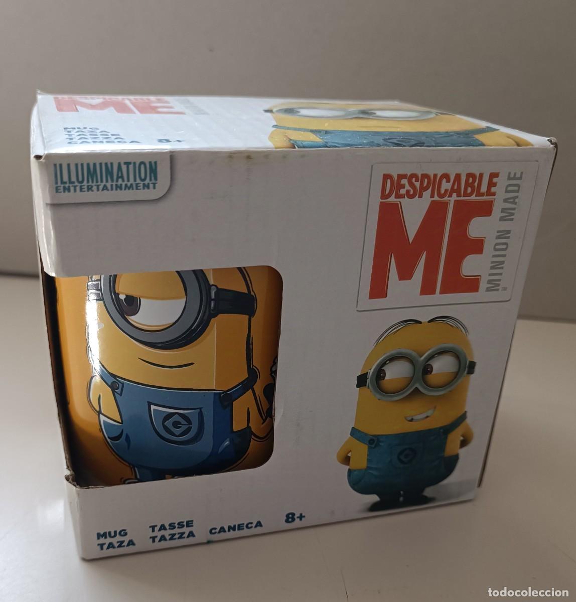 Antig&uuml;edades: CERAMIC MUG Minions DESPICABLE ME Made featuring DAVE & STUART blue white boxed! - Foto 1
