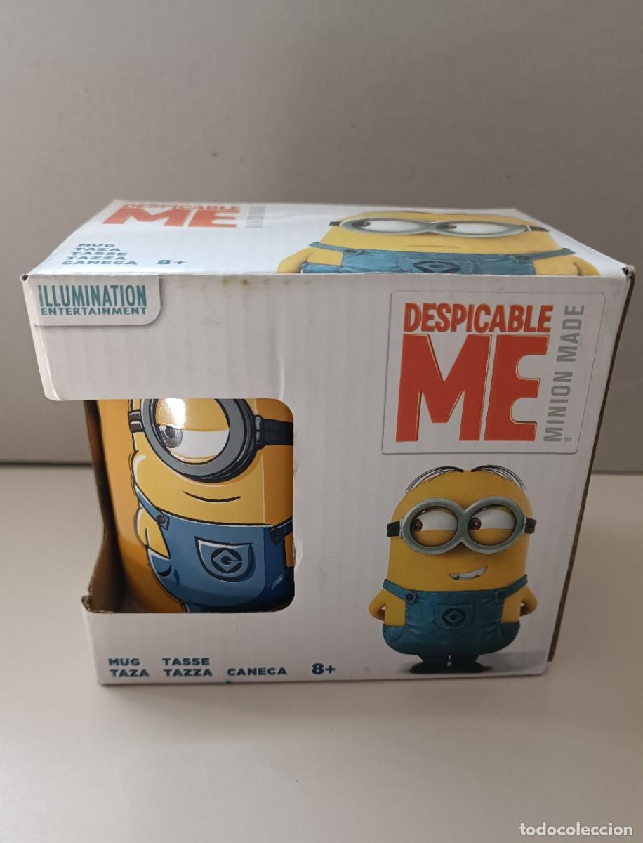 Antig&uuml;edades: CERAMIC MUG Minions DESPICABLE ME Made featuring DAVE & STUART blue white boxed! - Foto 2