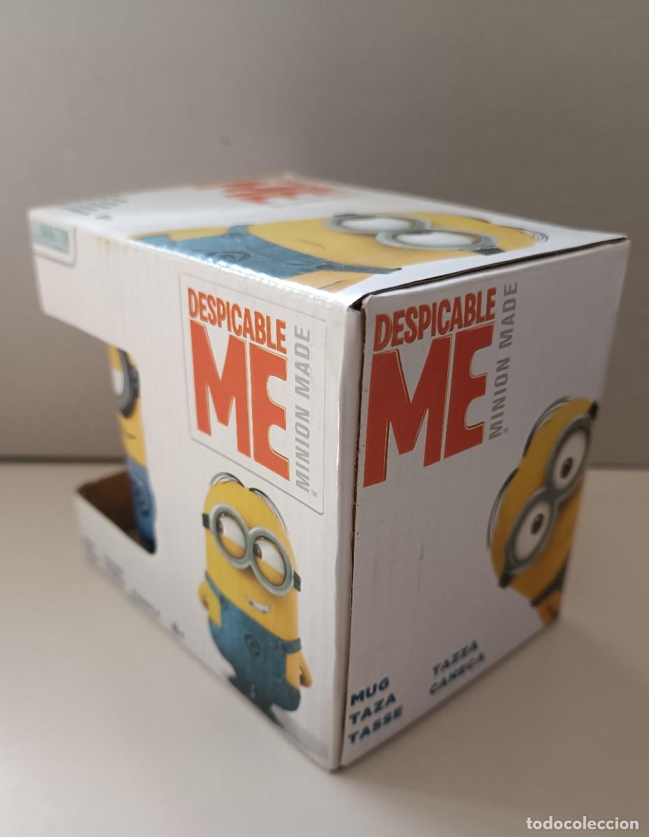 Antig&uuml;edades: CERAMIC MUG Minions DESPICABLE ME Made featuring DAVE & STUART blue white boxed! - Foto 3