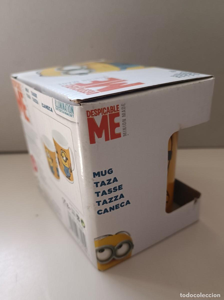 Antig&uuml;edades: CERAMIC MUG Minions DESPICABLE ME Made featuring DAVE & STUART blue white boxed! - Foto 5