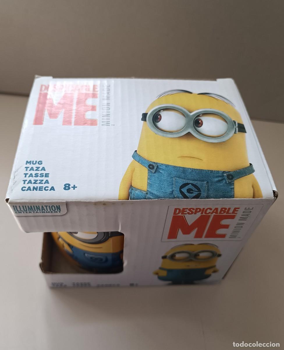 Antig&uuml;edades: CERAMIC MUG Minions DESPICABLE ME Made featuring DAVE & STUART blue white boxed! - Foto 7
