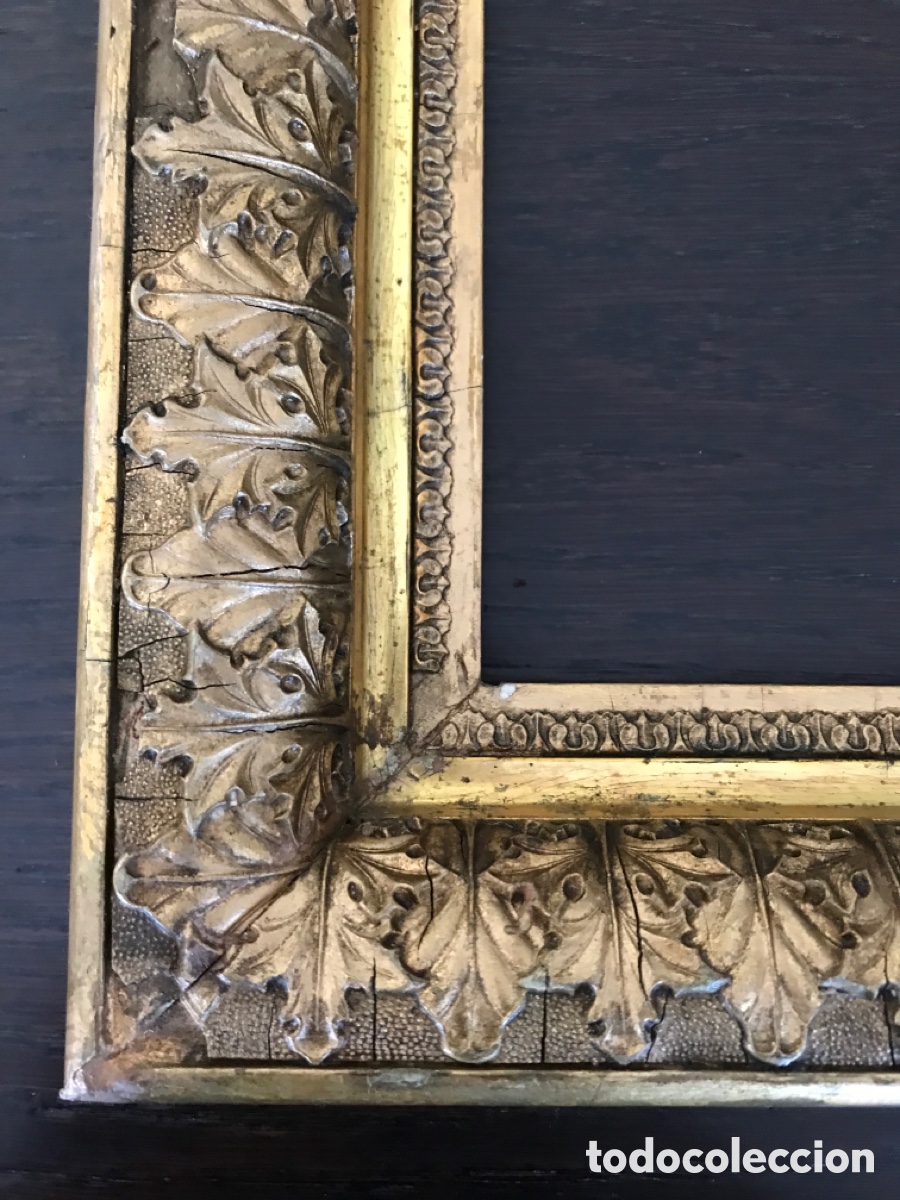 Antig&uuml;edades: Magnifico marco en pan de oro - Foto 11