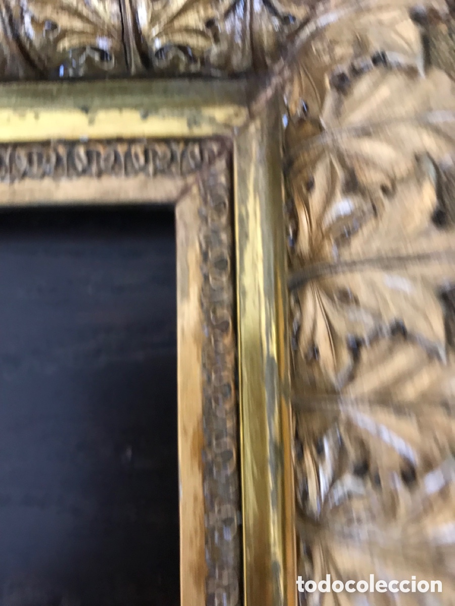 Antig&uuml;edades: Magnifico marco en pan de oro - Foto 15