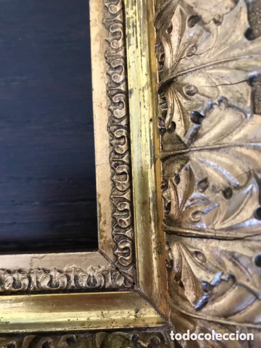 Antig&uuml;edades: Magnifico marco en pan de oro - Foto 16