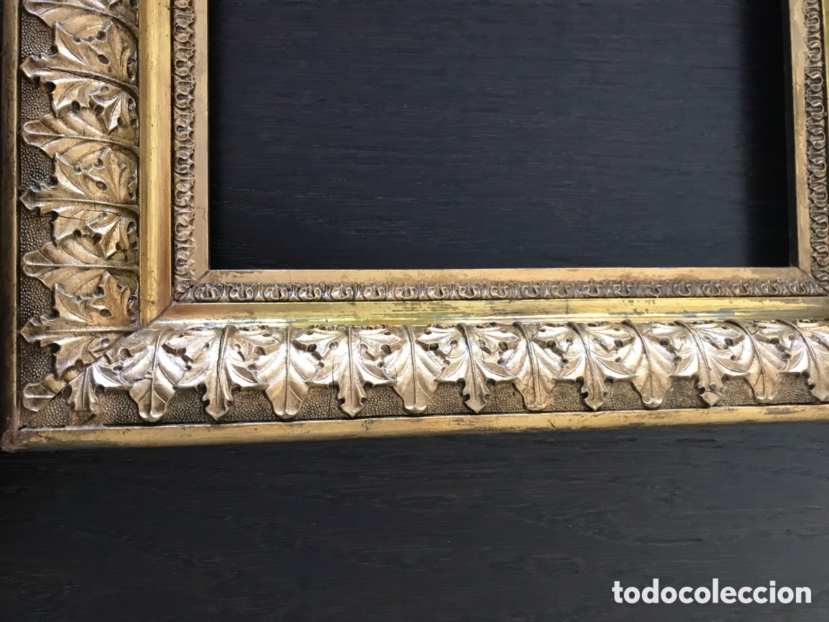 Antig&uuml;edades: Magnifico marco en pan de oro - Foto 25