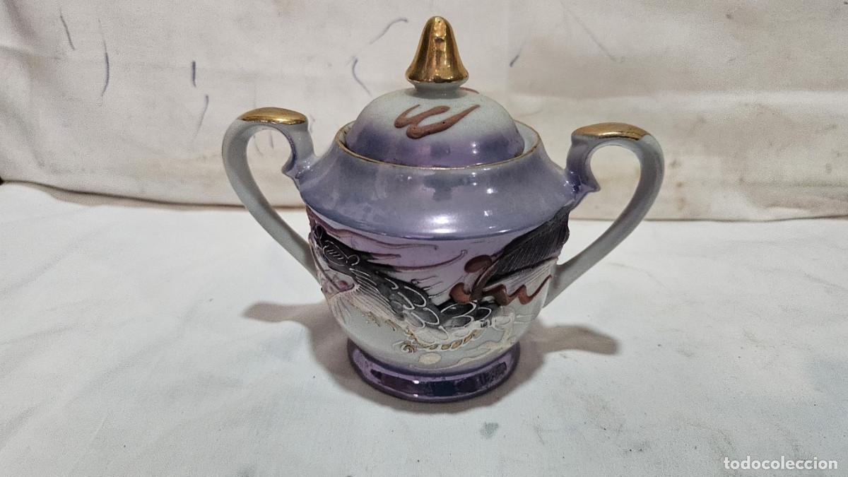 Antig&uuml;edades: azucarero de ceramica oriental - Foto 1