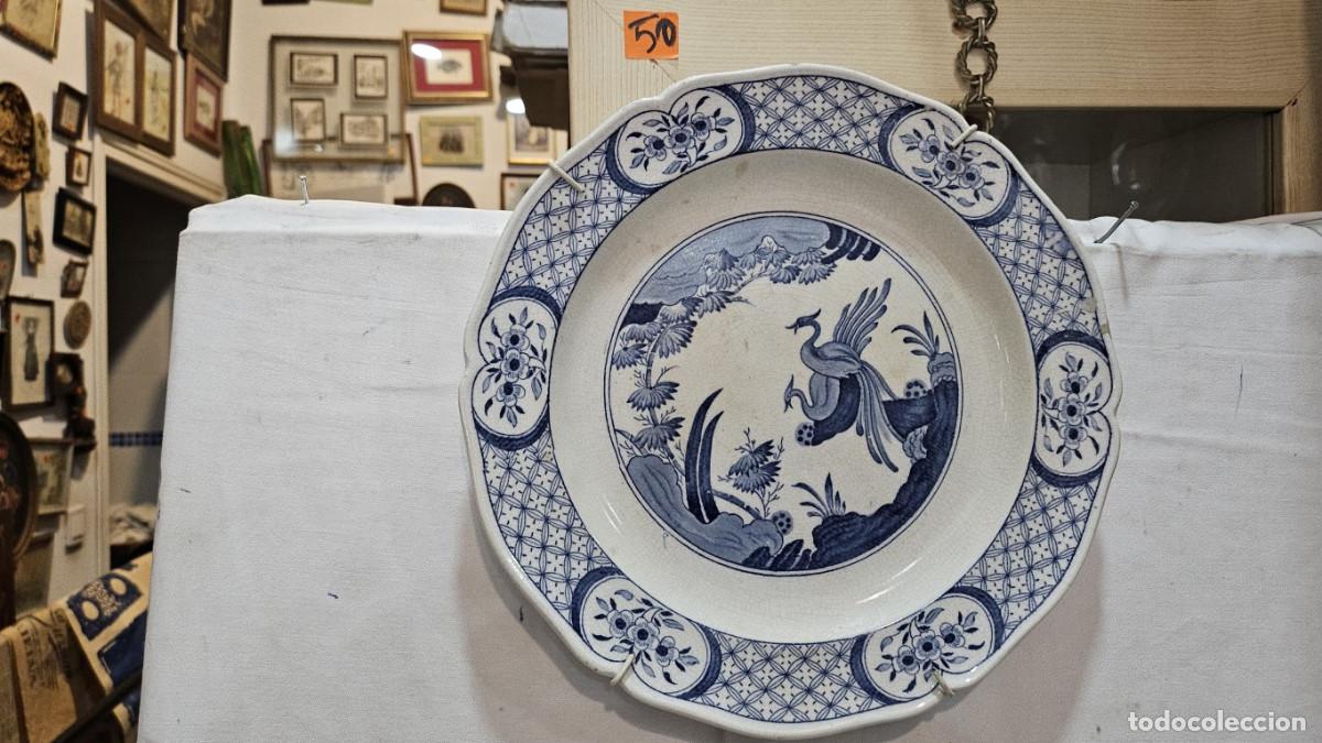 Antig&uuml;edades: plato de porcelana inglesa - Foto 1