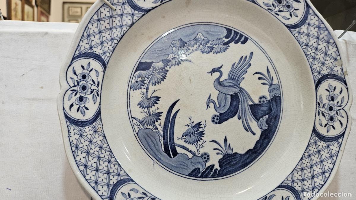 Antig&uuml;edades: plato de porcelana inglesa - Foto 2