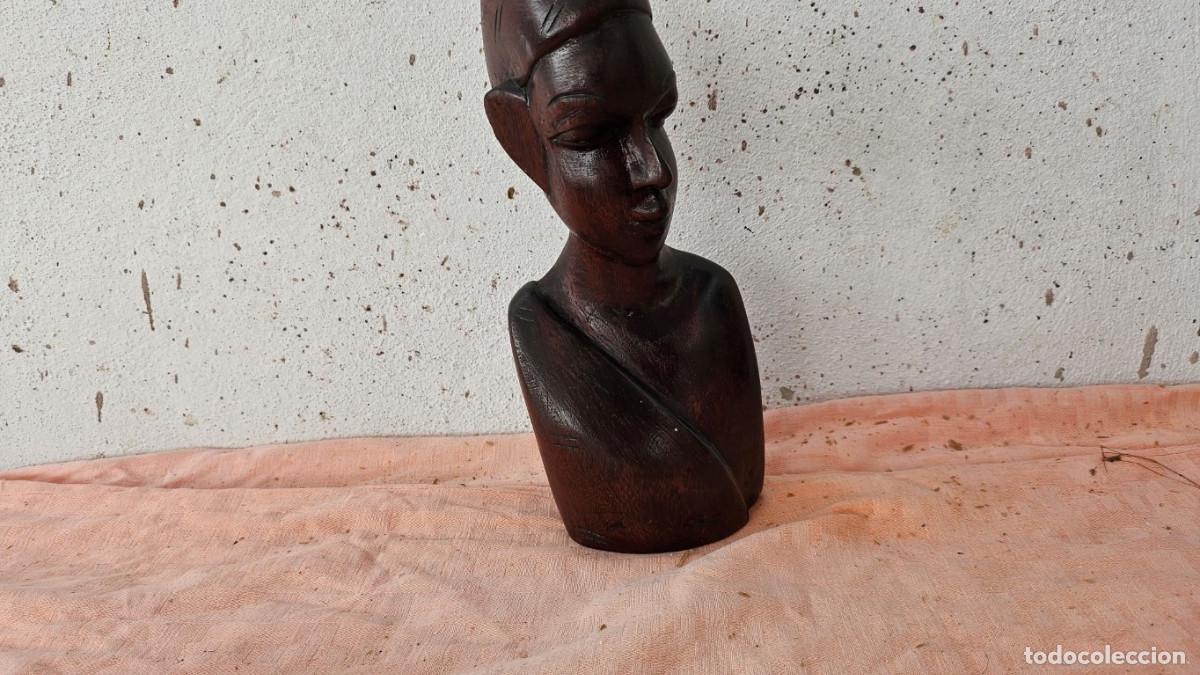 Antig&uuml;edades: busto de figura africana - Foto 1