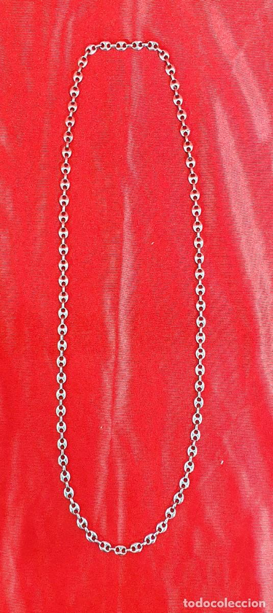 Antig&uuml;edades: Cadena de plata 80 cm - Foto 2