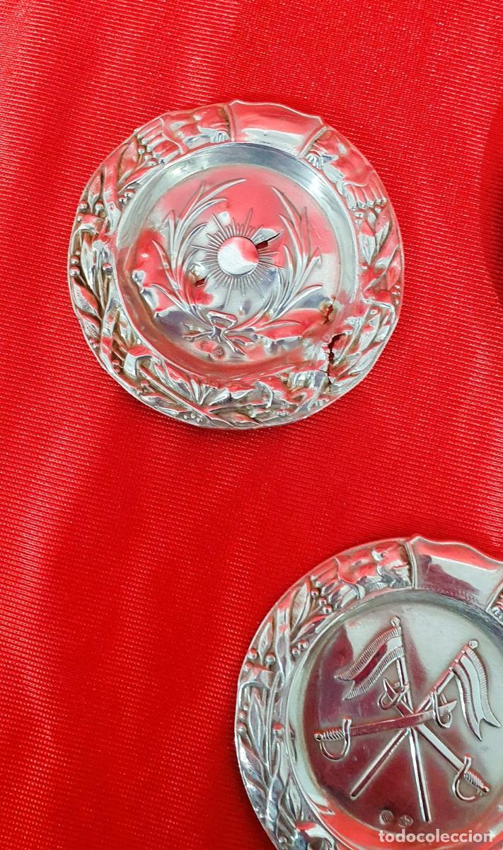 Antig&uuml;edades: Lote de cinco platos de plata - Foto 3