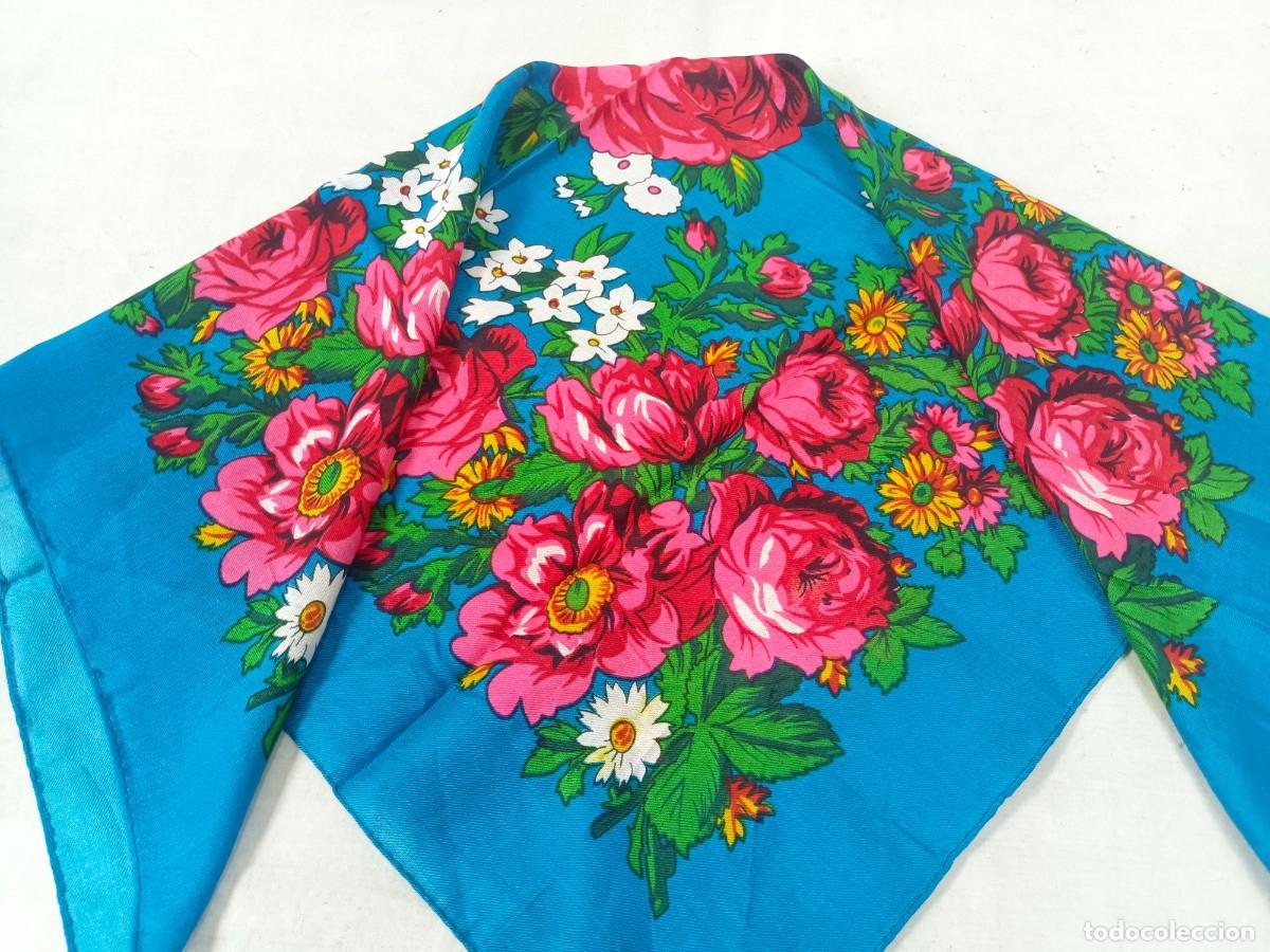 Antig&uuml;edades: Pa&ntilde;uelo azul estampado - Foto 2
