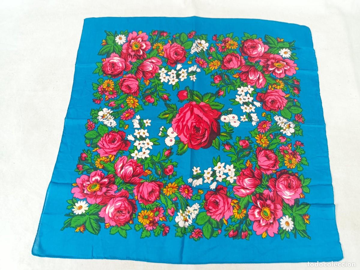 Antig&uuml;edades: Pa&ntilde;uelo azul estampado - Foto 3