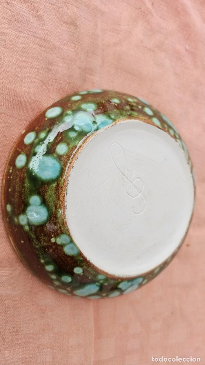 Antig&uuml;edades: cuenco de ceramica vidriada - Foto 3