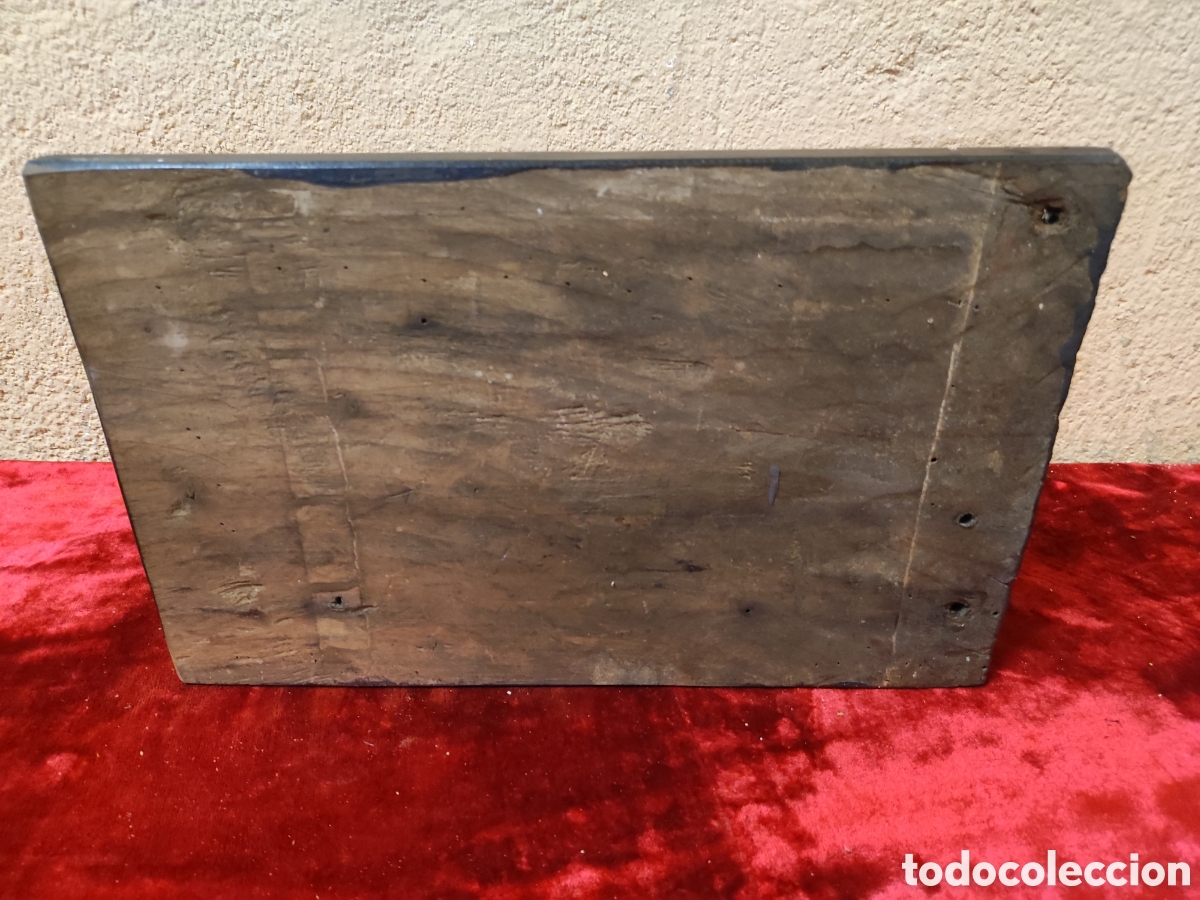 Antig&uuml;edades: Peana madera policromada - Foto 6
