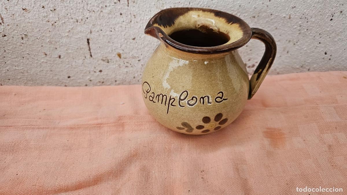 Antig&uuml;edades: jarra peque&ntilde;a de ceramica - Foto 1