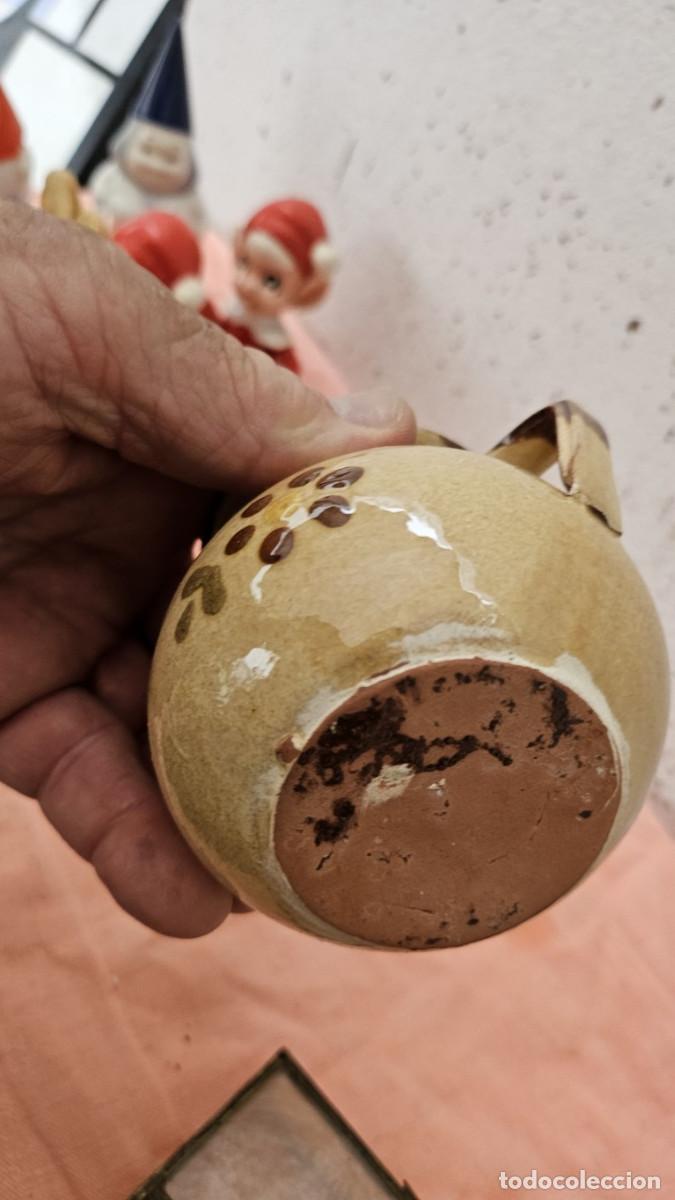 Antig&uuml;edades: jarra peque&ntilde;a de ceramica - Foto 2