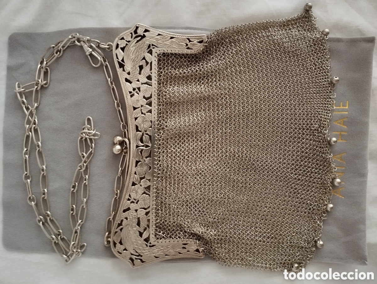 Antig&uuml;edades: Antiguo Bolso Plata. - Foto 1