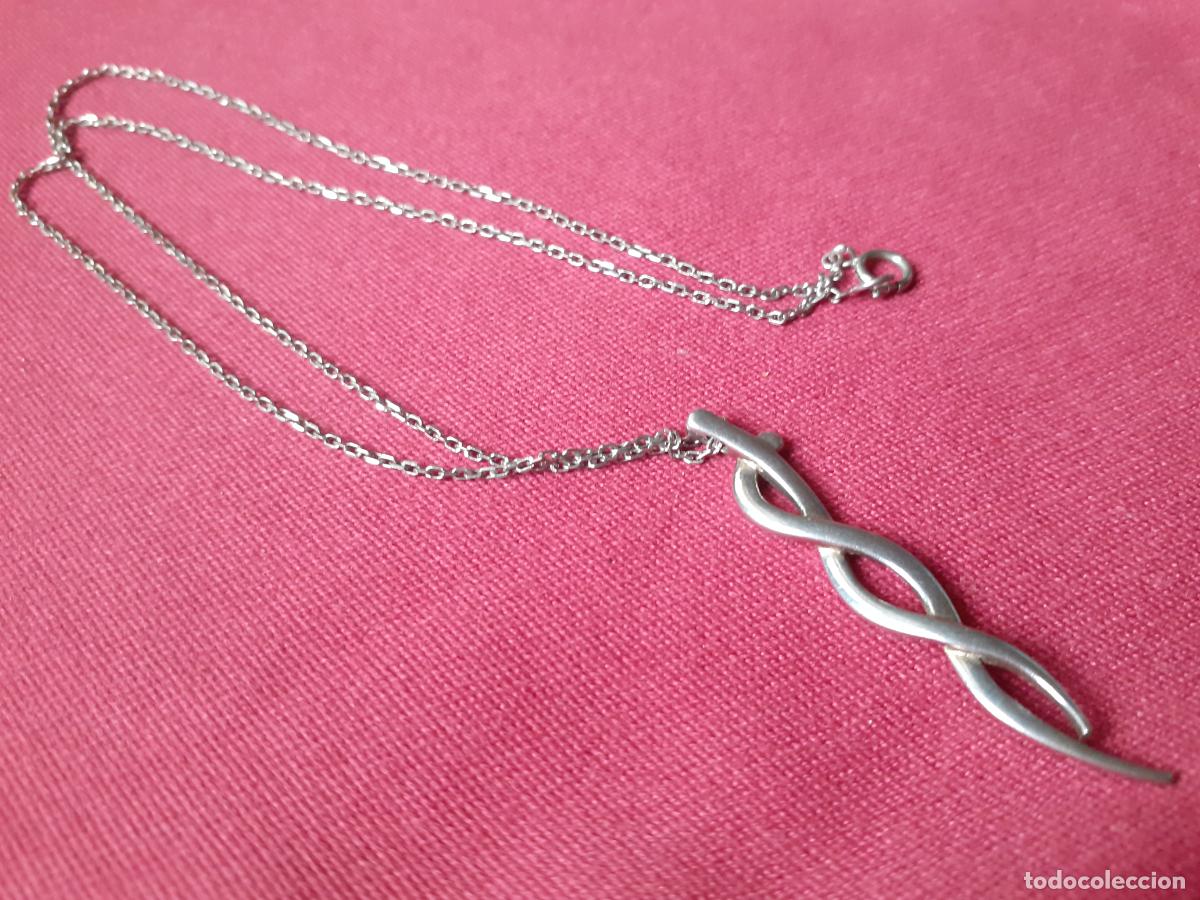 Antig&uuml;edades: Colgante y cadena de plata - Foto 3