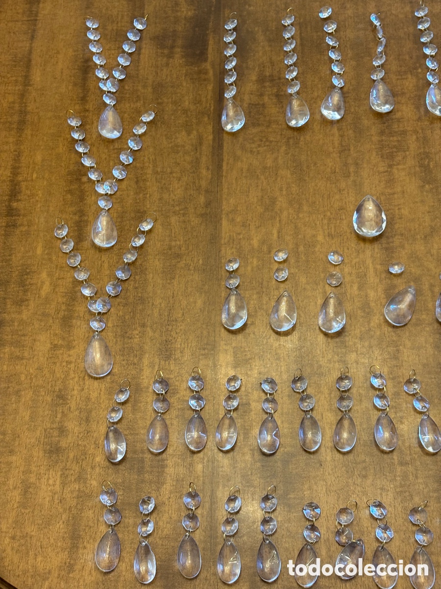 Antig&uuml;edades: Abalorios para l&aacute;mpara de cristal - Foto 2