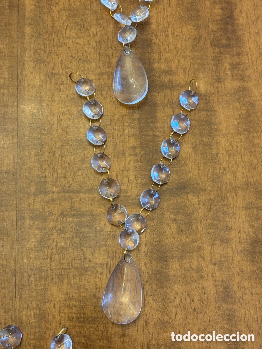 Antig&uuml;edades: Abalorios para l&aacute;mpara de cristal - Foto 3