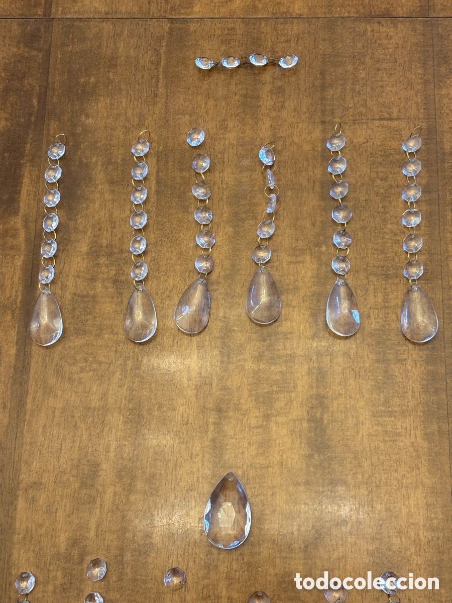 Antig&uuml;edades: Abalorios para l&aacute;mpara de cristal - Foto 6
