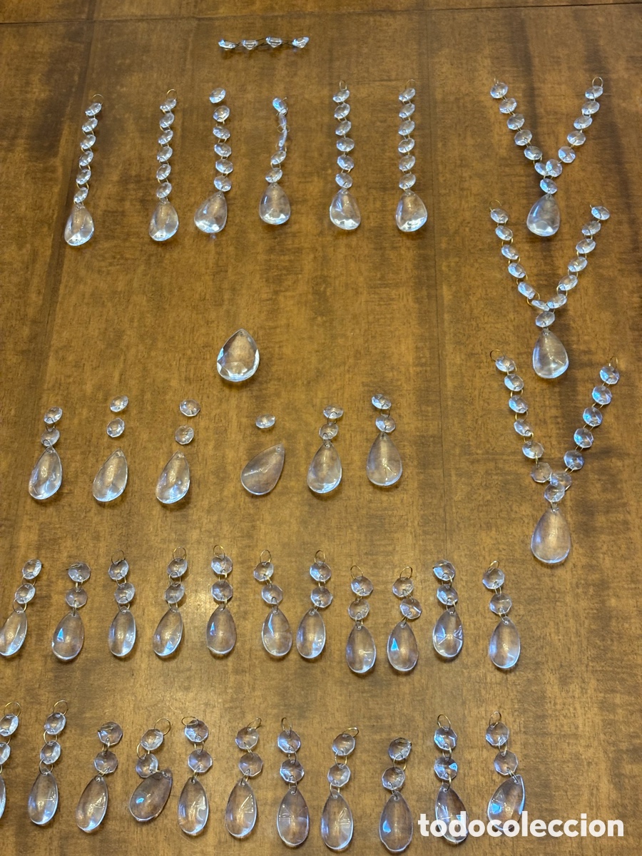 Antig&uuml;edades: Abalorios para l&aacute;mpara de cristal - Foto 7