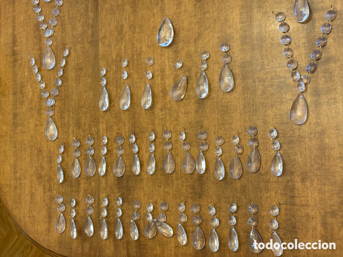 Antig&uuml;edades: Abalorios para l&aacute;mpara de cristal - Foto 9